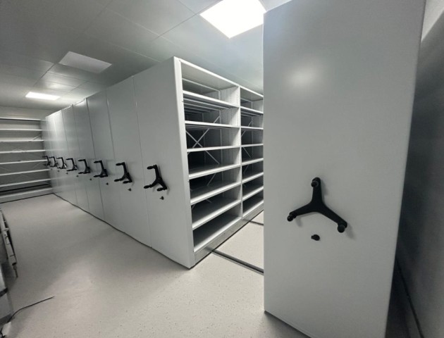 Передвижные стеллажи без фальшпола